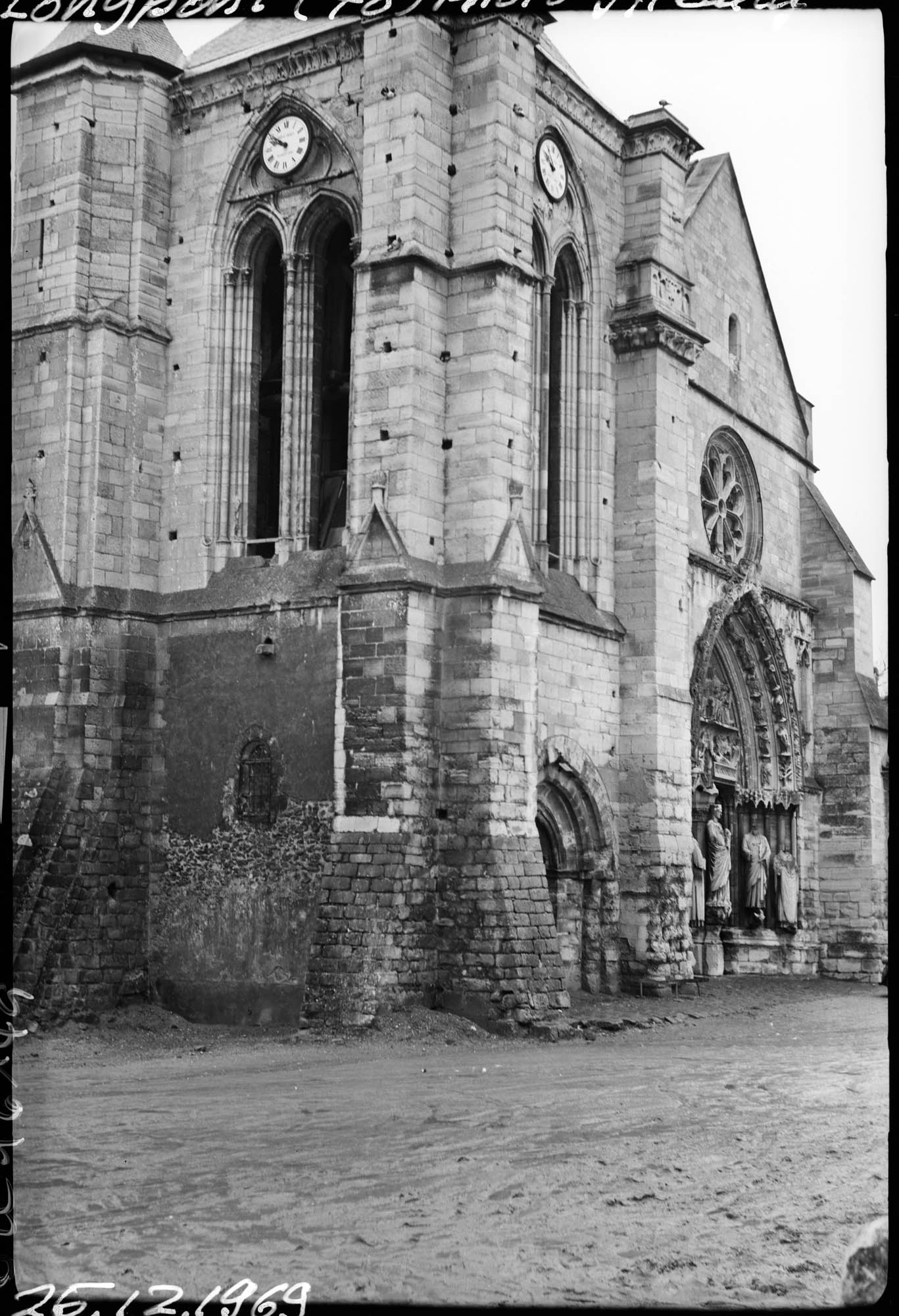 Façade ouest vue en perspective