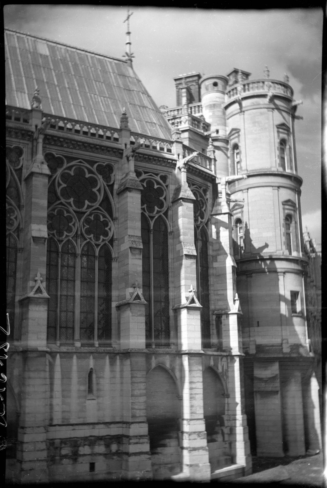 Façade latérale, détail