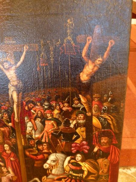 tableau : la Crucifixion, détail