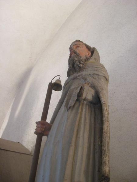 statue : saint Antoine, vue partielle - © Ministère de la Culture (France), Médiathèque du patrimoine et de la photographie, diffusion RMN-GP