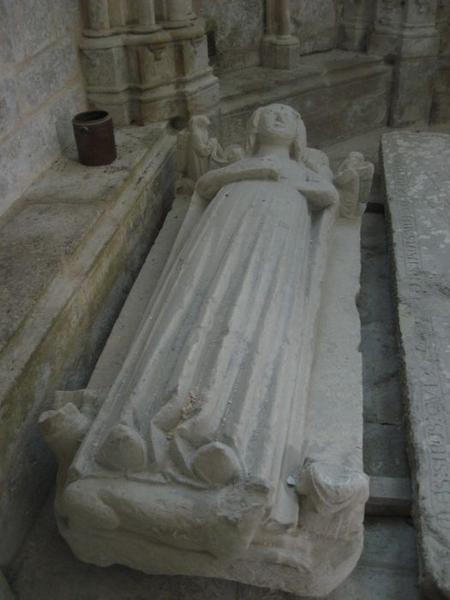 monument funéraire d'une noble dame (gisant), vue générale