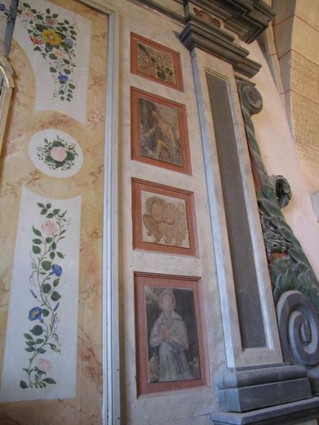 retable latéral nord, détail