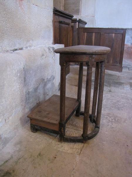 tabouret de chantre, vue générale