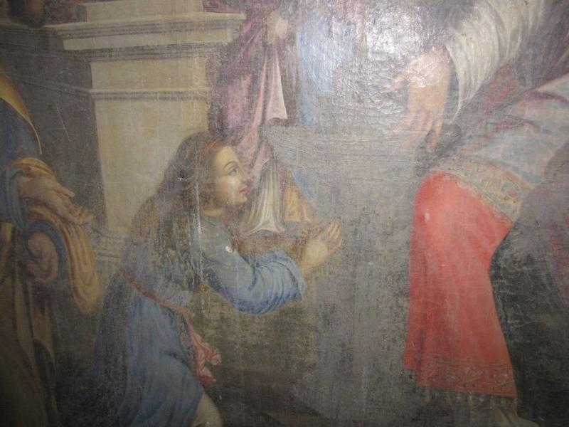tableau : Présentation de la Vierge au Temple, détail - © Ministère de la Culture (France), Médiathèque du patrimoine et de la photographie, diffusion RMN-GP