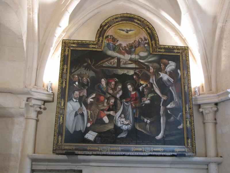 tableau : l'Adoration des bergers, vue générale