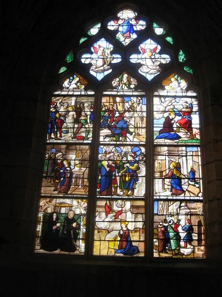 verrière (baie 29) : Vie et martyre de sainte Barbe, vue générale - © Ministère de la Culture (France), Médiathèque du patrimoine et de la photographie, diffusion RMN-GP