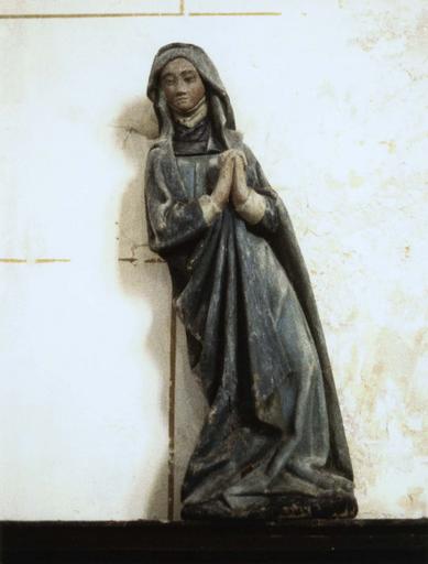 statue : Vierge, bois peint, 16e siècle