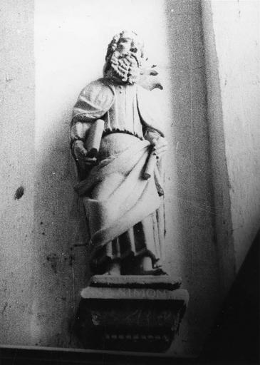 statue : saint Simon, pierre, 16e siècle