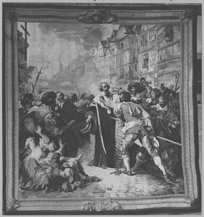 pièce murale : le président Mathieu Mole au milieu des frondeurs - © Ministère de la Culture (France), Médiathèque du patrimoine et de la photographie, diffusion RMN-GP