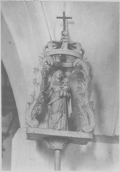 bâton de procession (bâton de confrérie) à la Vierge à l'enfant, vue générale - © Ministère de la Culture (France), Médiathèque du patrimoine et de la photographie (objets mobiliers), tous droits réservés