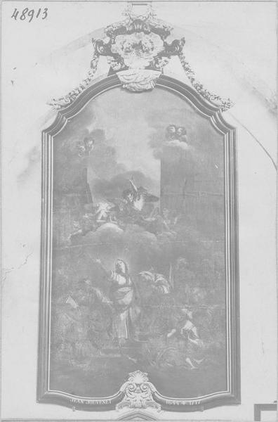 tableau : le Triomphe de la Vierge, vue générale