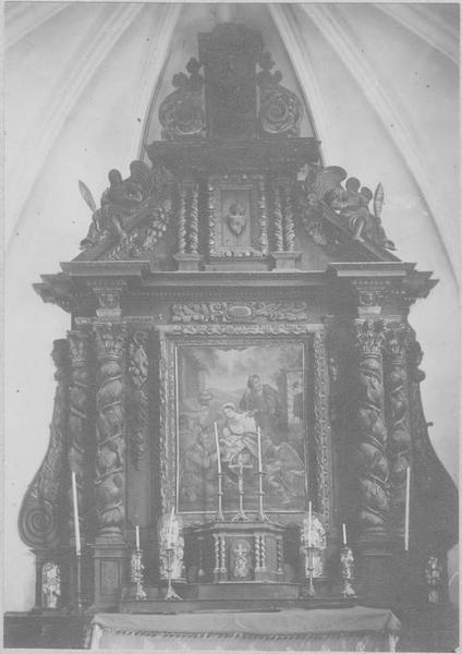 retable, tableau (maître-autel) : l'Adoration des bergers, vue générale - © Ministère de la Culture (France), Médiathèque du patrimoine et de la photographie (objets mobiliers), tous droits réservés