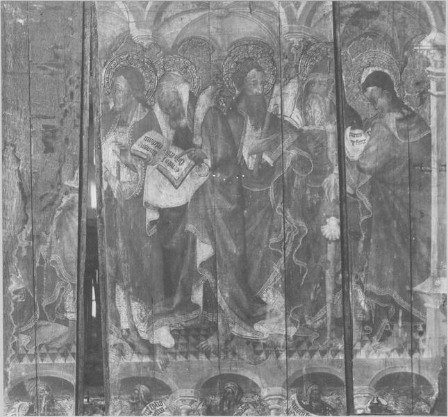 tableau : les Apôtres, vue générale - © Ministère de la Culture (France), Médiathèque du patrimoine et de la photographie (objets mobiliers), tous droits réservés