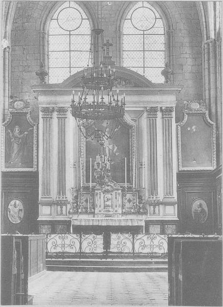 autel, retable (maître-autel), vue générale