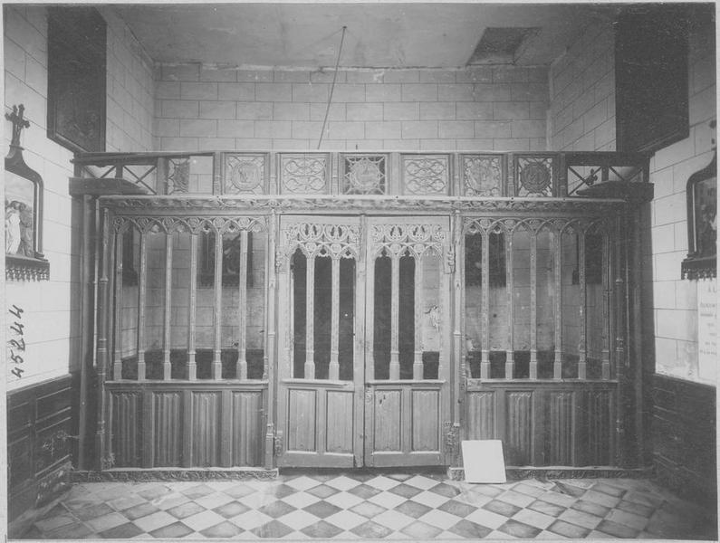 clôture de chapelle, vue générale - © Ministère de la Culture (France), Médiathèque du patrimoine et de la photographie (objets mobiliers), tous droits réservés