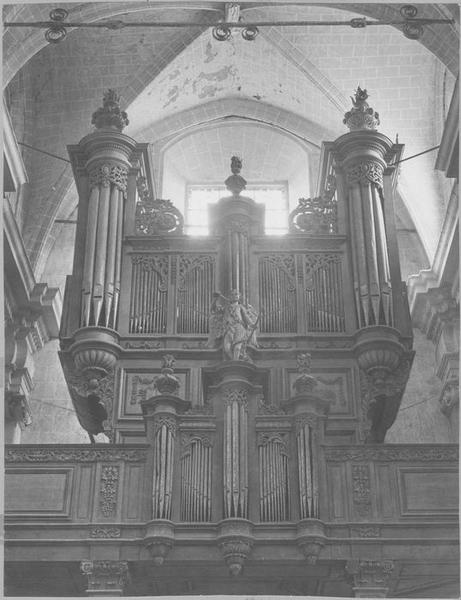 orgue de tribune : tribune d'orgue ; buffet d'orgue, vue générale