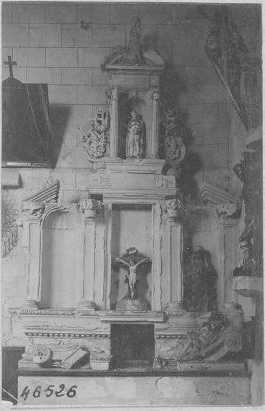 retable, vue générale - © Ministère de la Culture (France), Médiathèque du patrimoine et de la photographie (objets mobiliers), tous droits réservés