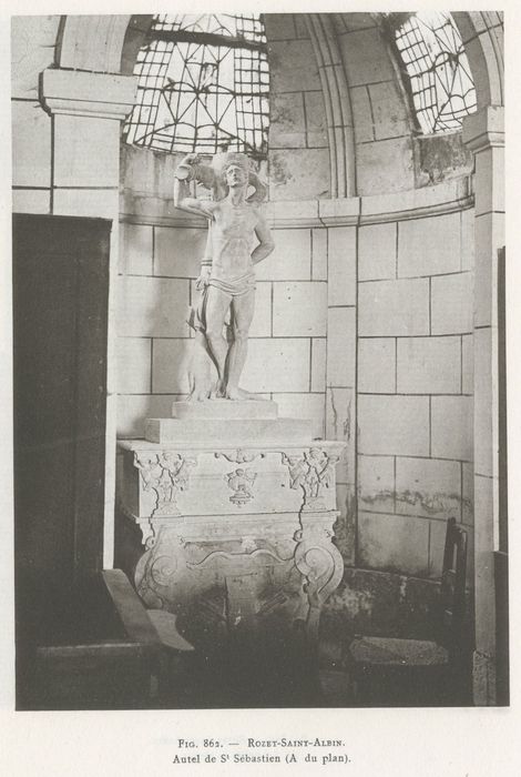 Statue : saint Sébastien