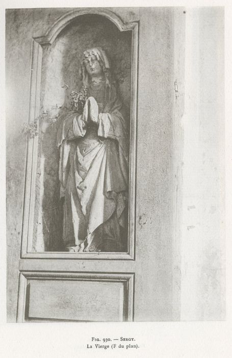 statue : Vierge (document numérisé)