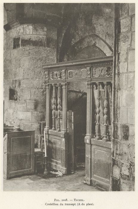 Clôture de chapelle latérale