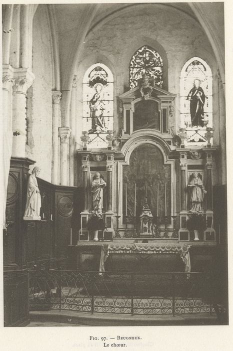 Autel, retable (maître-autel)