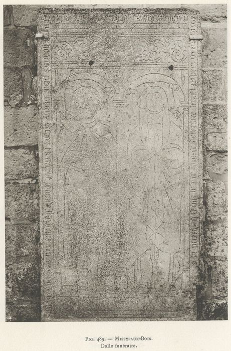 Dalle funéraire de Thierry Despres et de son épouse 