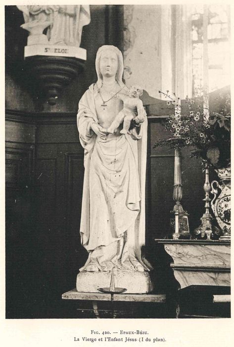 statue : Vierge à l'Enfant