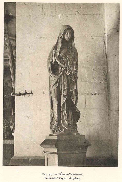 Groupe sculpté : Vierge et saint Jean (la)