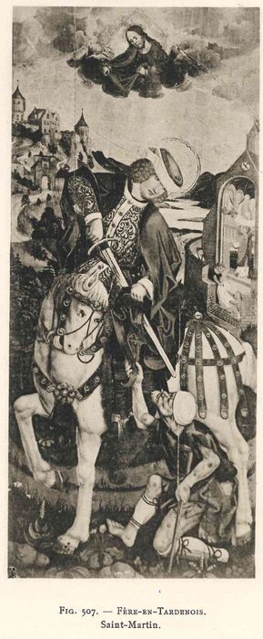 Tableau : la Charité de saint Martin