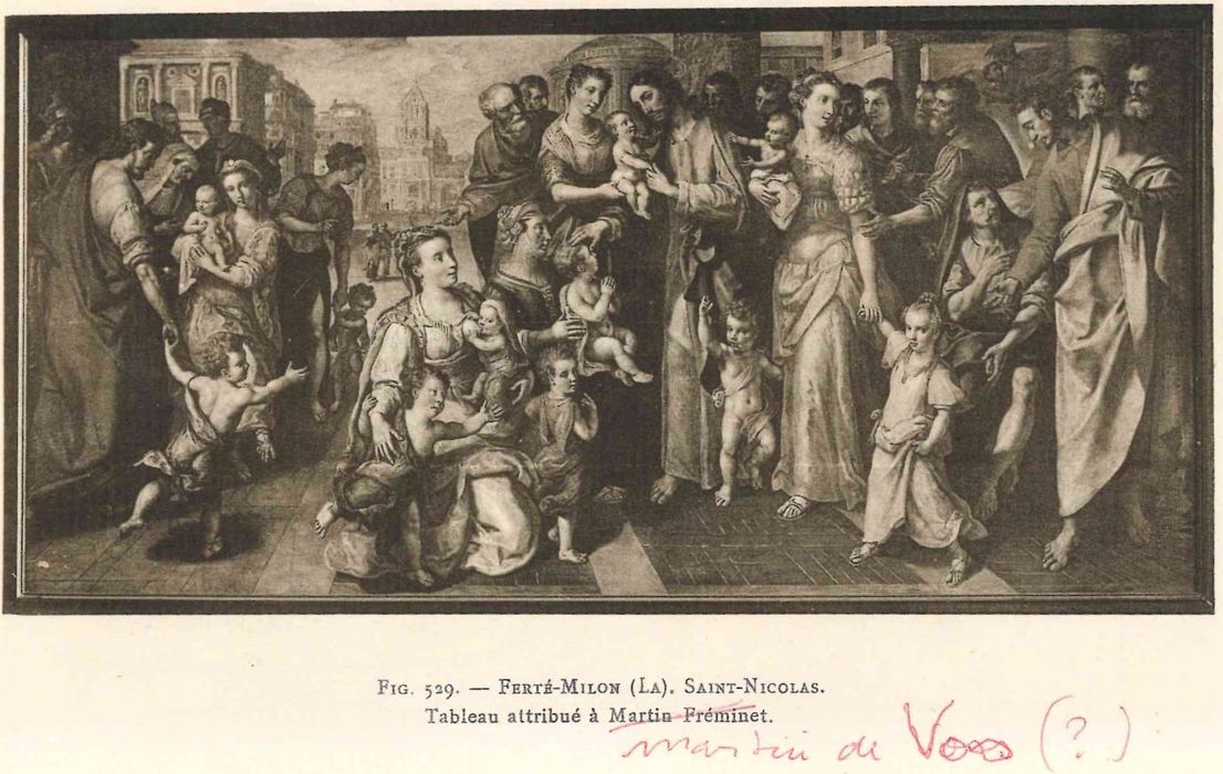 tableau : Laissez venir à moi les enfants