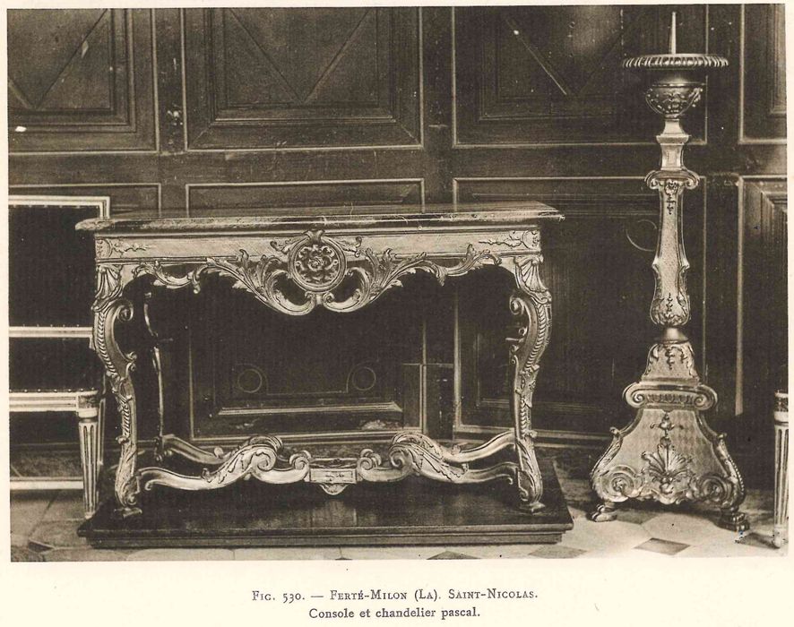 console, chandelier pascal