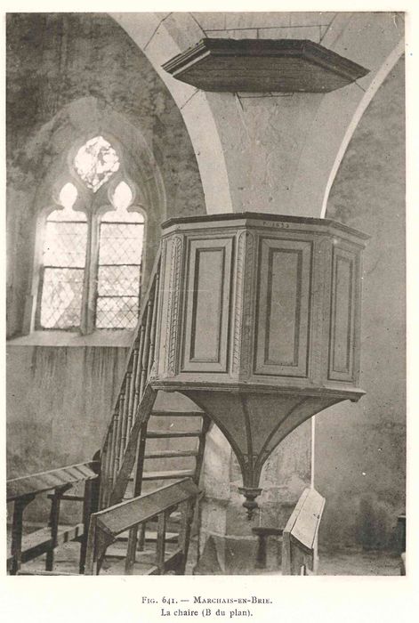 Chaire à prêcher dite de saint Vincent-de-Paul