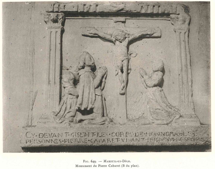 Monument funéraire de Pierre Cabaret et de sa femme