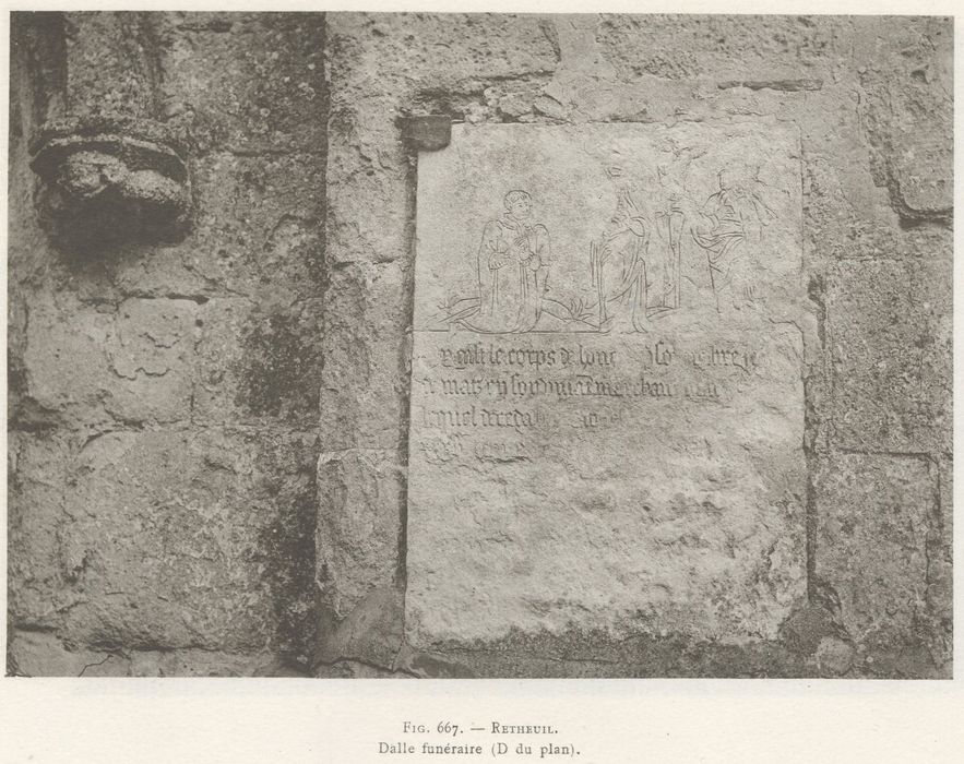 plaque funéraire