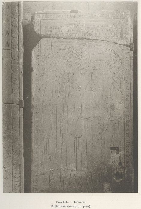 Dalle funéraire de Loys Le Vasseur et de sa femme