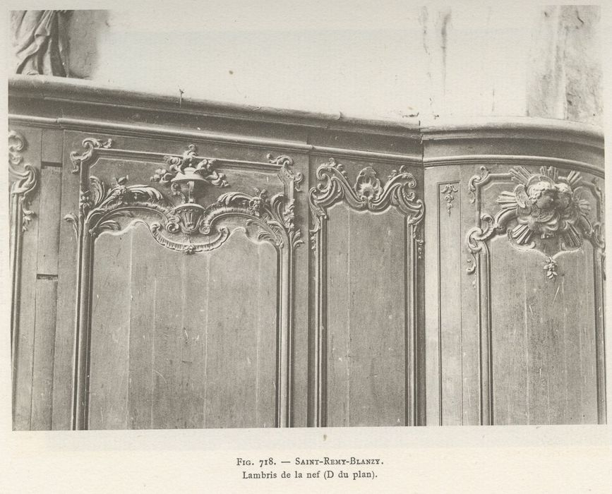 lambris de revêtement, détail