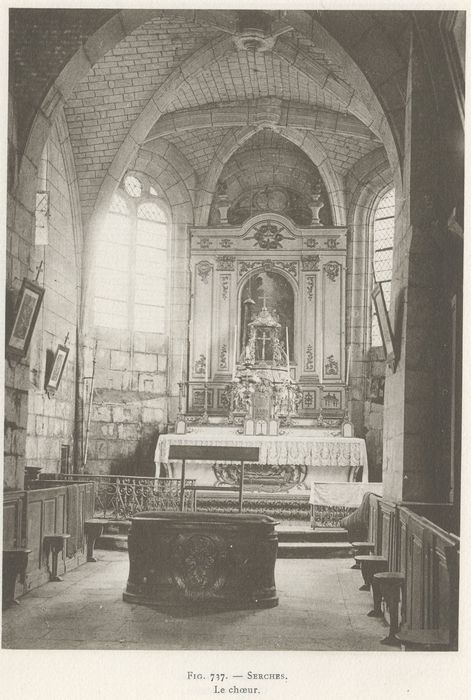 maître-autel, retable, tabernacle