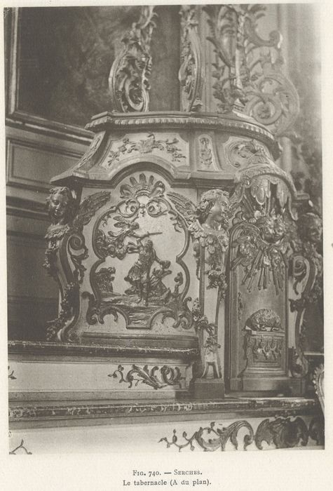 tabernacle du maître-autel, détail