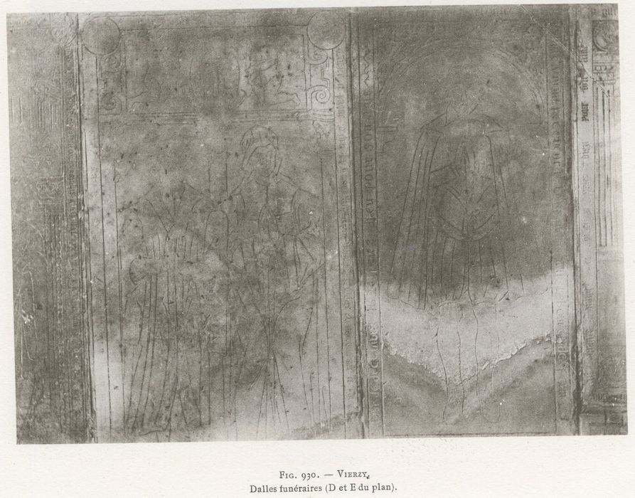 Dalle funéraire de Charles Danze