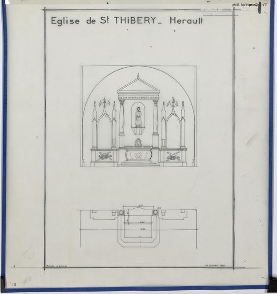 Plan, élévation.