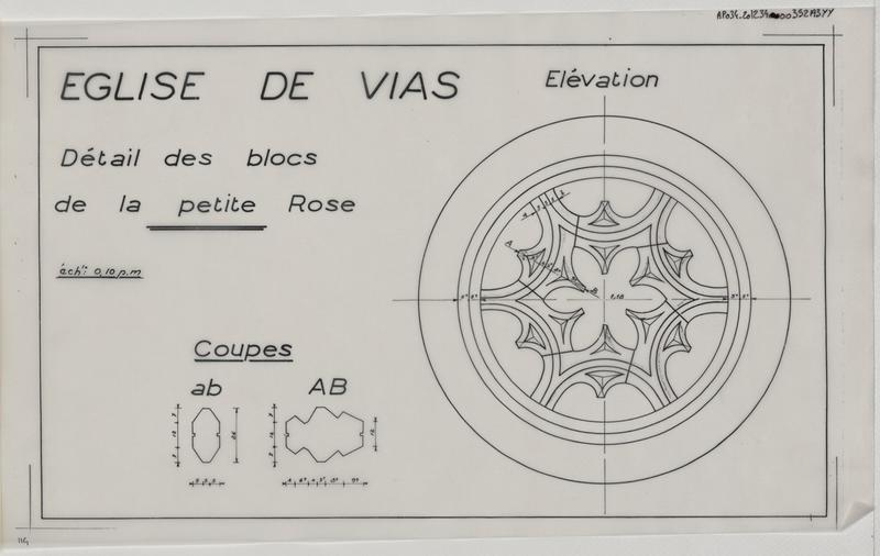 Détails des blocs de la petite rose.