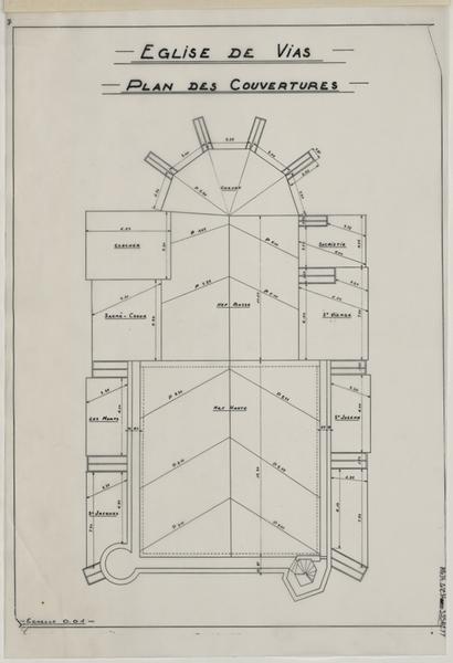 Plan des couvertures.