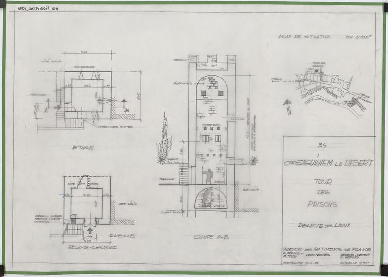 Plans et coupes.