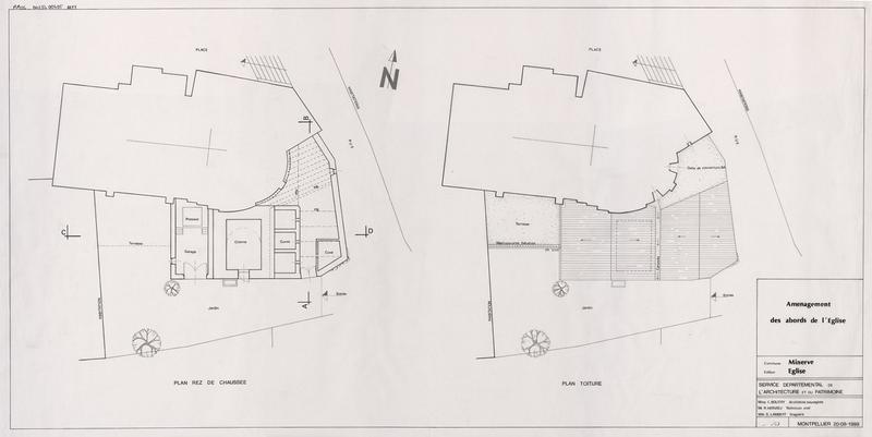 Plan RDC et toiture.