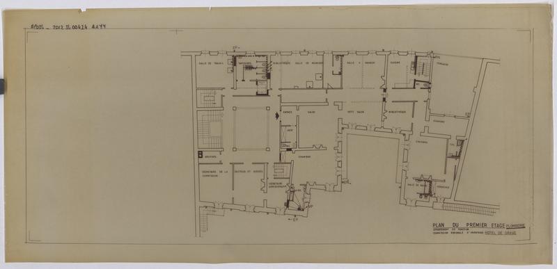 Plans de réseaux plomberie : 1er étage.