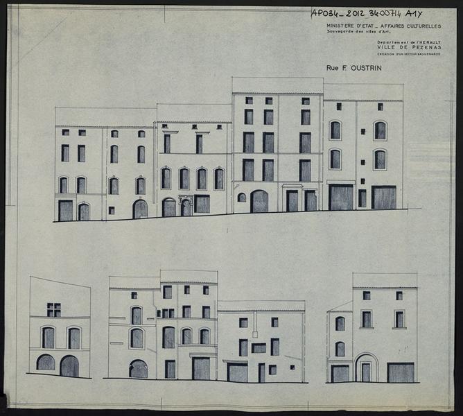 Création d'un secteur sauvegardé, Rue F. Oustrin.