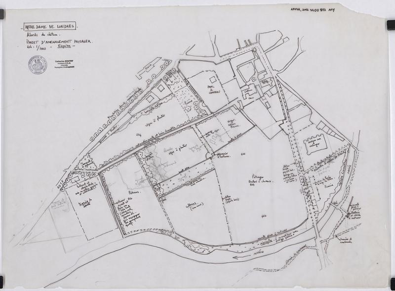 Projet d'aménagement paysager aux abords du château.