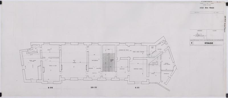 Etat des lieux n°3 : premier étage.