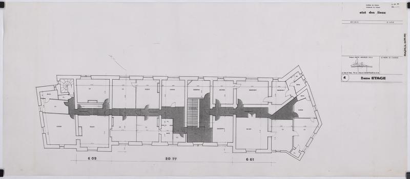 Etat des lieux n°4 : deuxième étage.