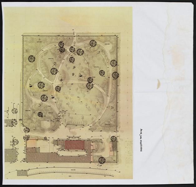 Essai de superposition du cadastre sur le plan Bülher.